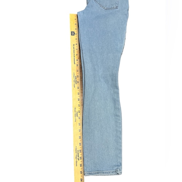 Paige Skyline Ankle Peg Light Blue distressed jeans Size 28 photo measurements - Picture 5 of 11